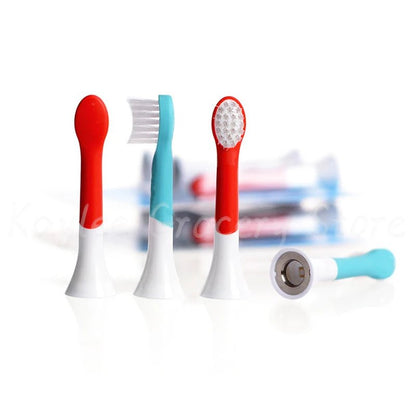 4Pcs Kids Electric Toothbrush Heads for Philips Sonicare Kids HX6044 HX6042 R710 RS910 Children Replacement Tooth Brush Heads - Jaazi Intl