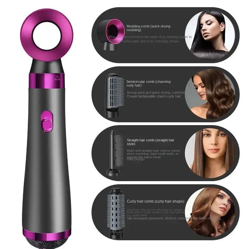 5 In 1 Hair Dryer Brush Set - Jaazi Intl