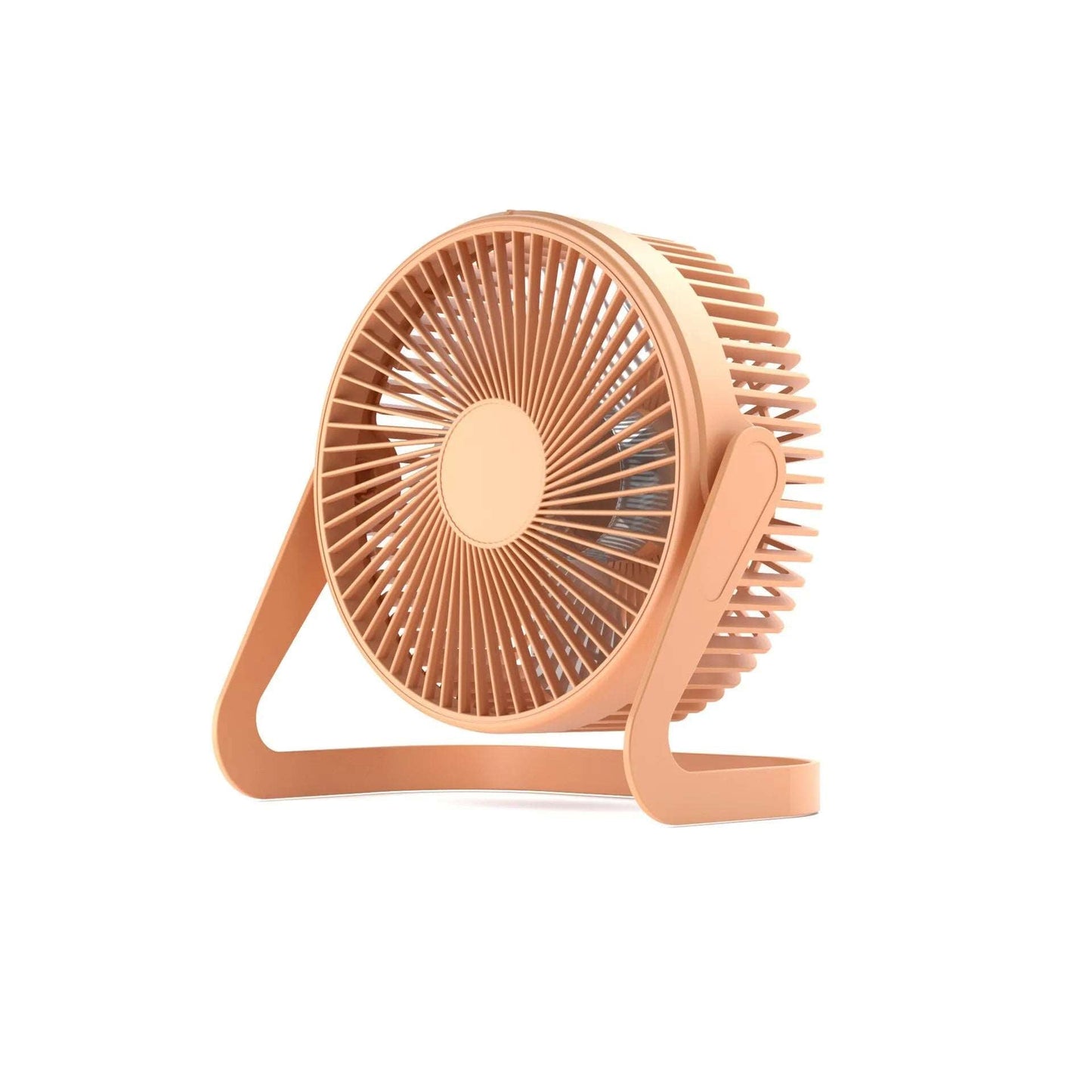 5 Inch USB Desktop Fan 360° Rotating Mini Adjustable Portable Electric Fan Summer Mute Air Cooler For Home Office - Jaazi Intl