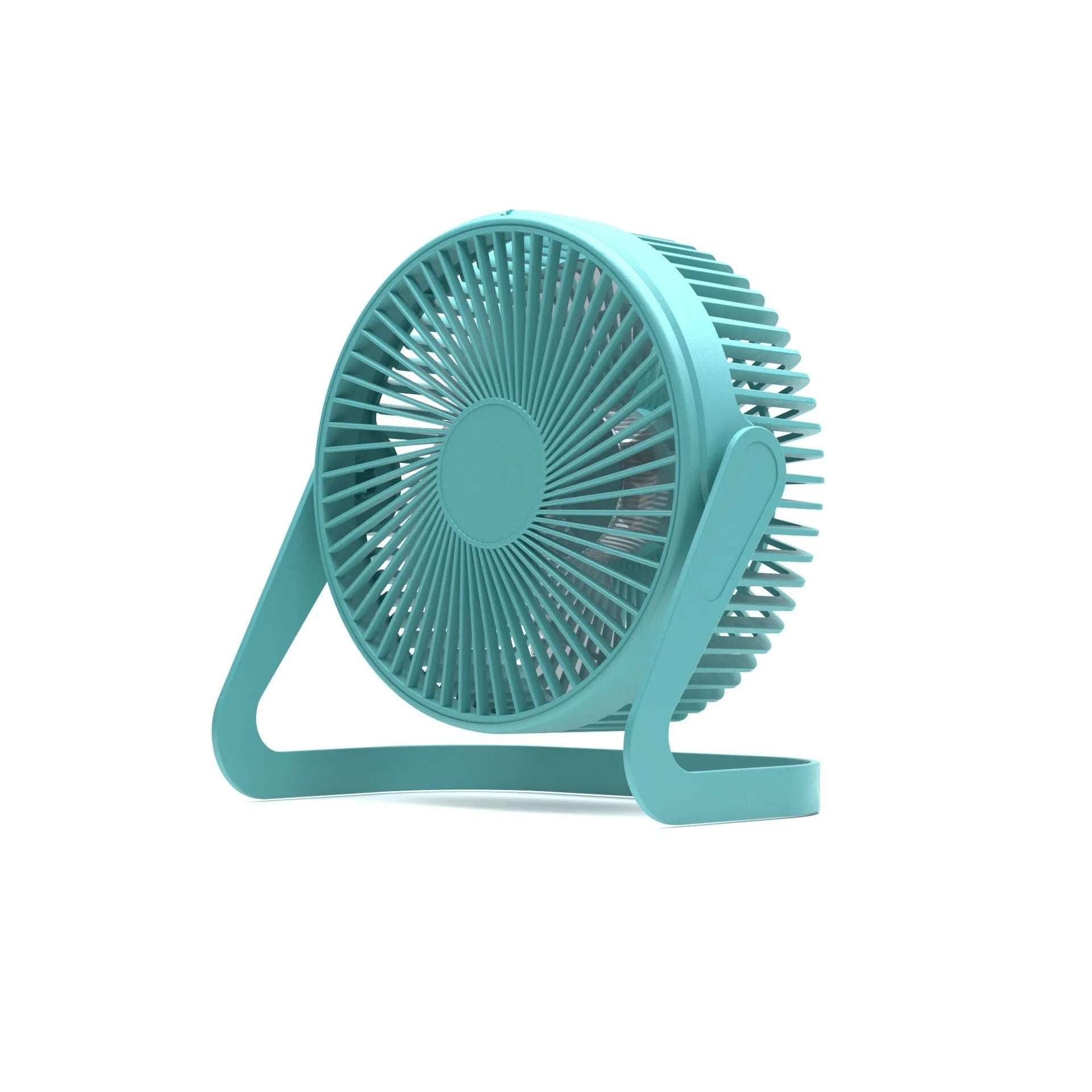 5 Inch USB Desktop Fan 360° Rotating Mini Adjustable Portable Electric Fan Summer Mute Air Cooler For Home Office - Jaazi Intl