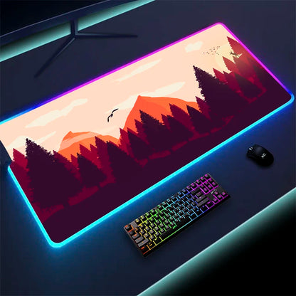 Luminous LED Lighting Mouse Pad