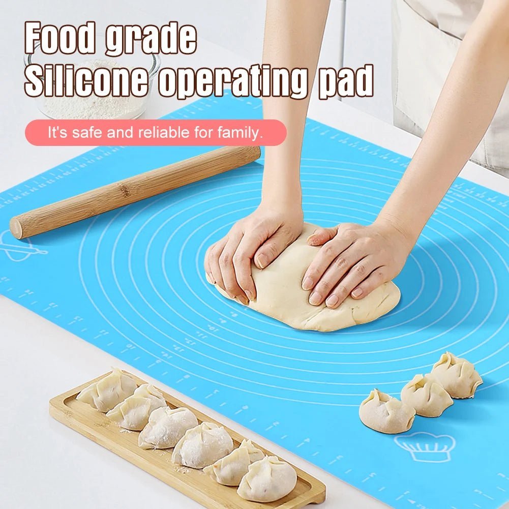 5/8/10PCS Silicone Pastry Baking Rolling Cut Mat Clay Fondant Ice Cake Dough Kitchen Accessories Baking Accessories 26*29CM - Jaazi Intl