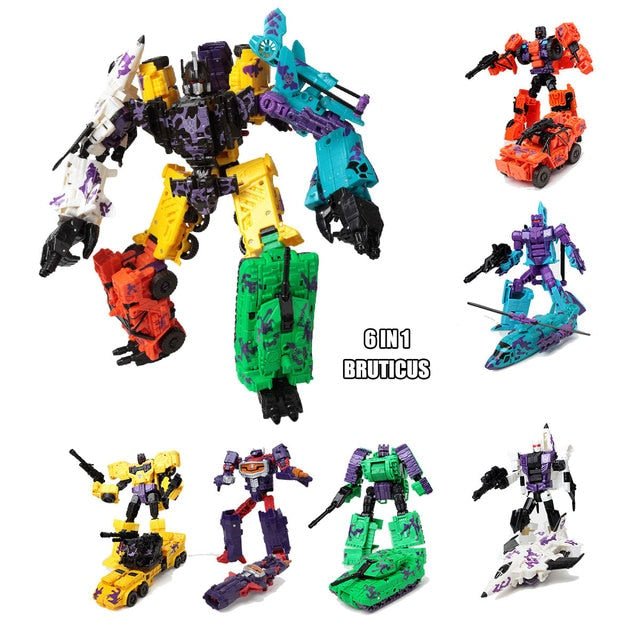 5in1 Combiners Transformation Action Figure - Jaazi Intl