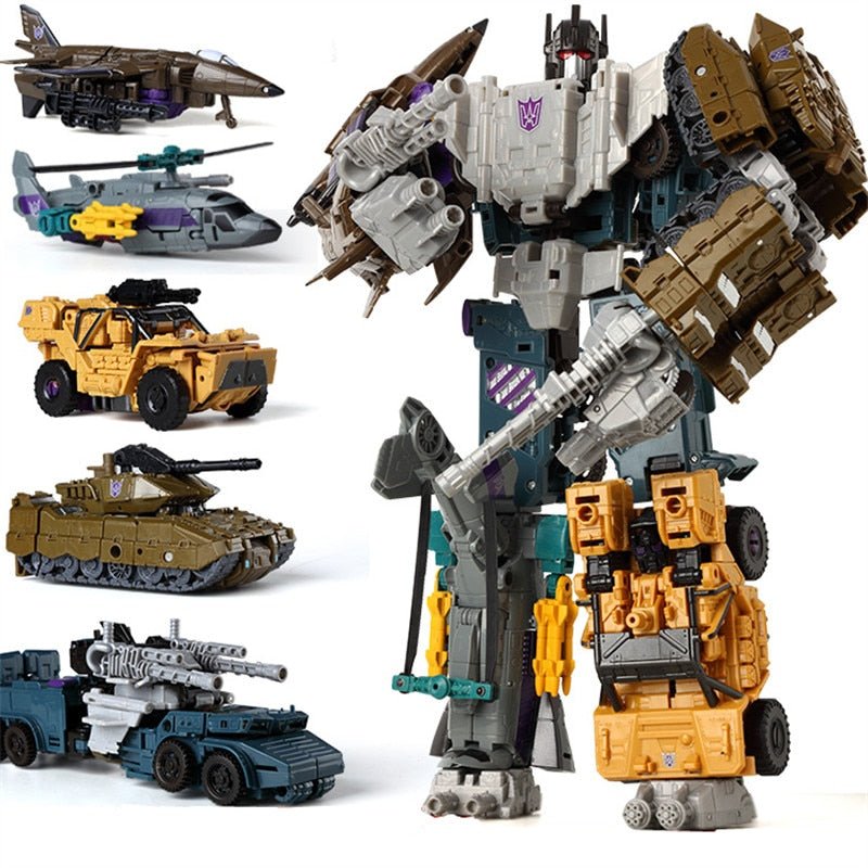 5in1 Combiners Transformation Action Figure - Jaazi Intl