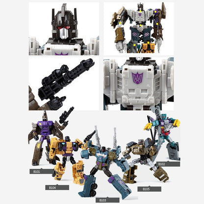 5in1 Combiners Transformation Action Figure - Jaazi Intl