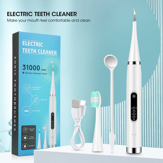 5th Gear Electric Dental Scaler Calculus Remover Dental Scaler Adult Electric Toothbrush - Jaazi Intl