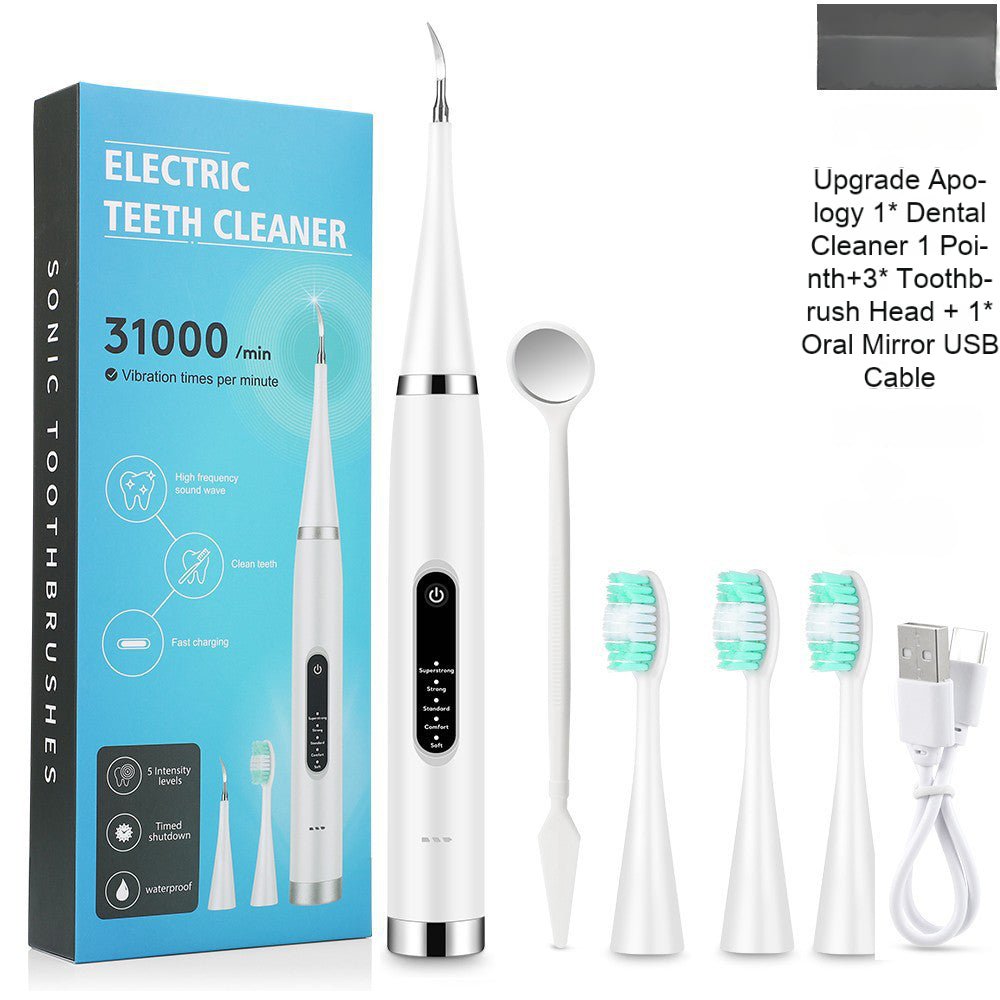 5th Gear Electric Dental Scaler Calculus Remover Dental Scaler Adult Electric Toothbrush - Jaazi Intl