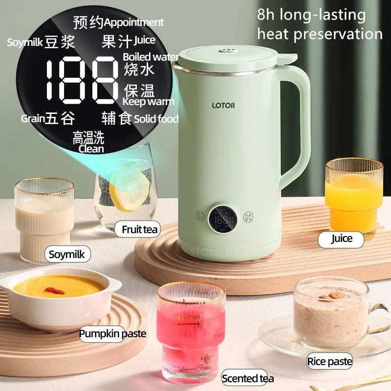 600ml Soybean Milk Machine Electric Juicer Soy Milk Maker Portable Blender Mixer Rice Paste Maker Wall Breaking Machine 220V - Jaazi Intl