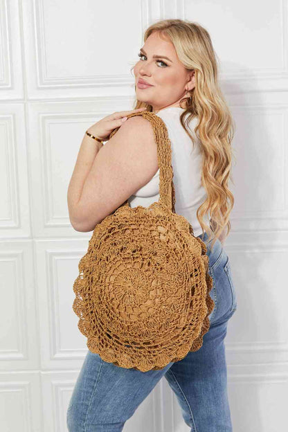 Justin Taylor Brunch Time Stroh-Rattan-Handtasche