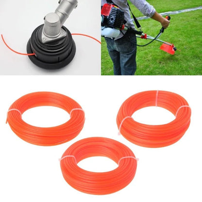 69HF 2/2.4/3mm x 15M Nylon Trimmer Line Brush Cutter Strimmer Rope Lawn Mower Wire - Jaazi Intl