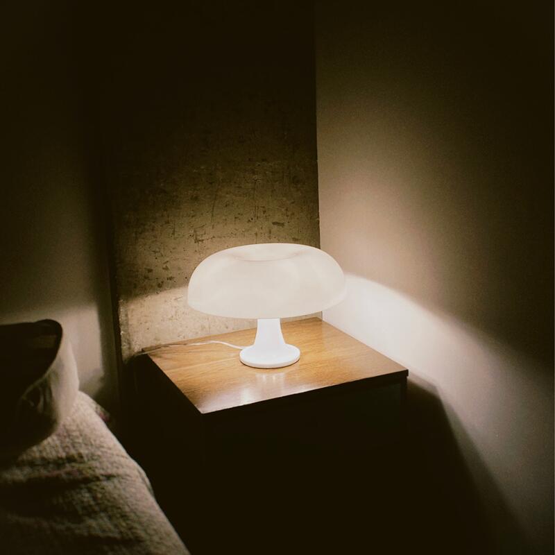 Lampe de table champignon rétro