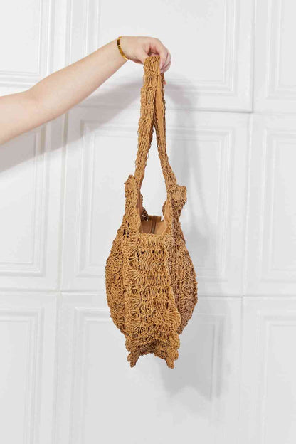 Justin Taylor Brunch Time Stroh-Rattan-Handtasche