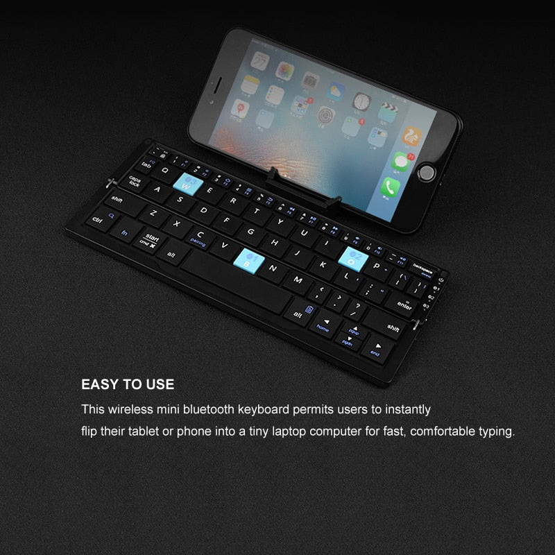 Mini clavier Bluetooth pliable