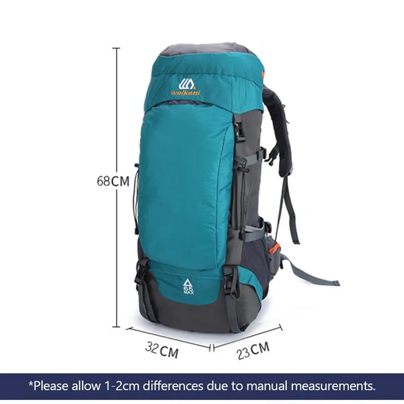 90L 80L 65L Camping Backpack Large Capacity Outdoor Climbing Bag Waterproof Mountaineering Hiking Trekking Sport Bags XA289A - Jaazi Intl