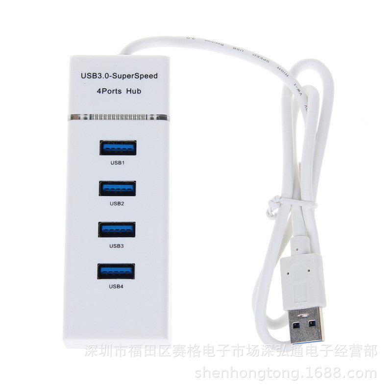 USB3.0 Splitter mit Lichtleiste Laptop 4 Hub Hub 1 Drag 4hub3.0 Dockingstation