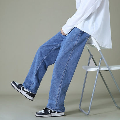 Pantalons larges en denim pour hommes