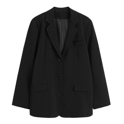 Suit Women&amp;amp;amp;#039;s 2022 Spring And Autumn New Student Casual Popular Oversize Black Small Temperament Suit Jacket