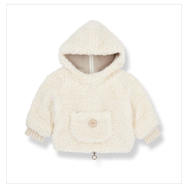 New Infants And Young Children, Men And Women, Winter Clothing, Cotton-padded Clothes, Plush Thickened Coats, Cotton-padded Clothes, Woolen Sweaters And Cotton-padded Jackets For Going Out