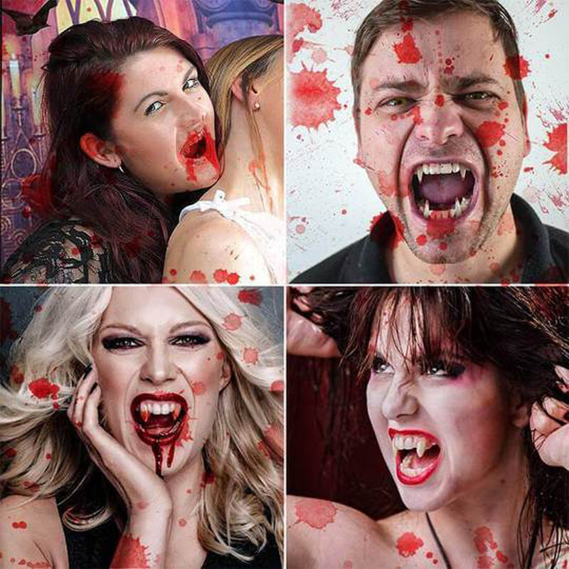 New Halloween Cosplay Retractable Vampire Teeth Dentures Zombie Teeth Small Tiger Teeth Vampire Fangs