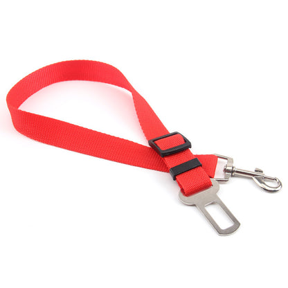 Pet Dog Safety Rope Car Pet Traction Rope Car Seat Belt Adjustable Car Traction Belt