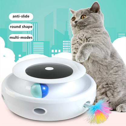 Fun Cat Supplies Toy Electric Self Hi Feather Cat Toy