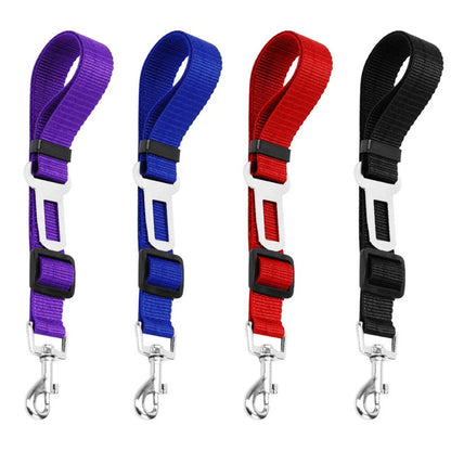 Pet Dog Safety Rope Car Pet Traction Rope Car Seat Belt Adjustable Car Traction Belt