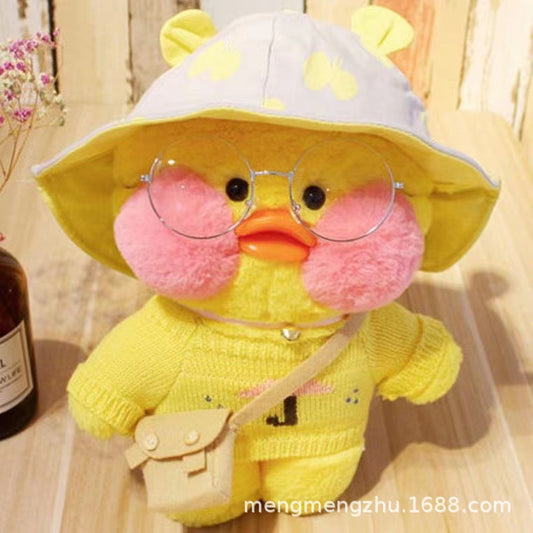 Hyaluronic Acid Yellow Duck Doll Cyber Celebrity Duck Plush Toy Doll Ins Cyber Celebrity Hyaluronic Acid Duck Pillow Doll