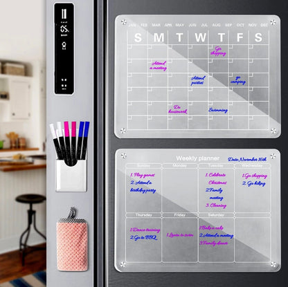 Acrylic Magnetic Calendar - Jaazi Intl