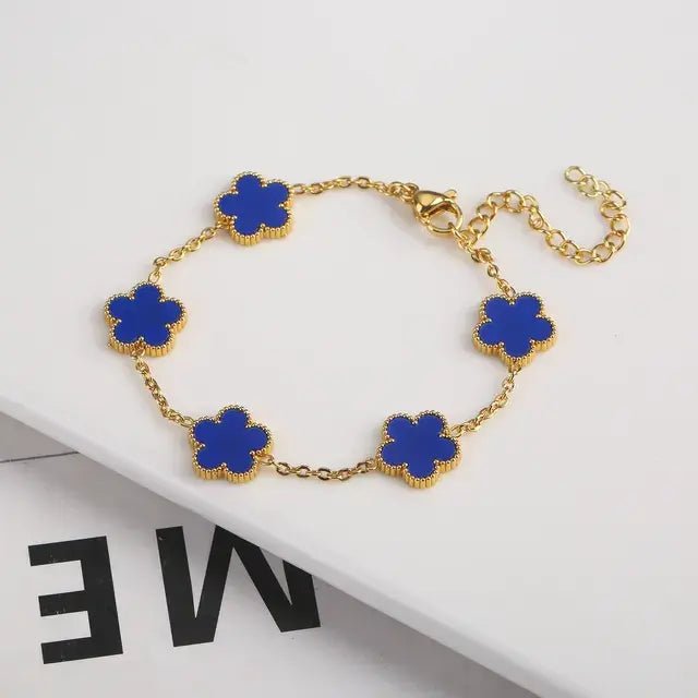 Adjustable Flower Bracelet and Necklace - Jaazi Intl