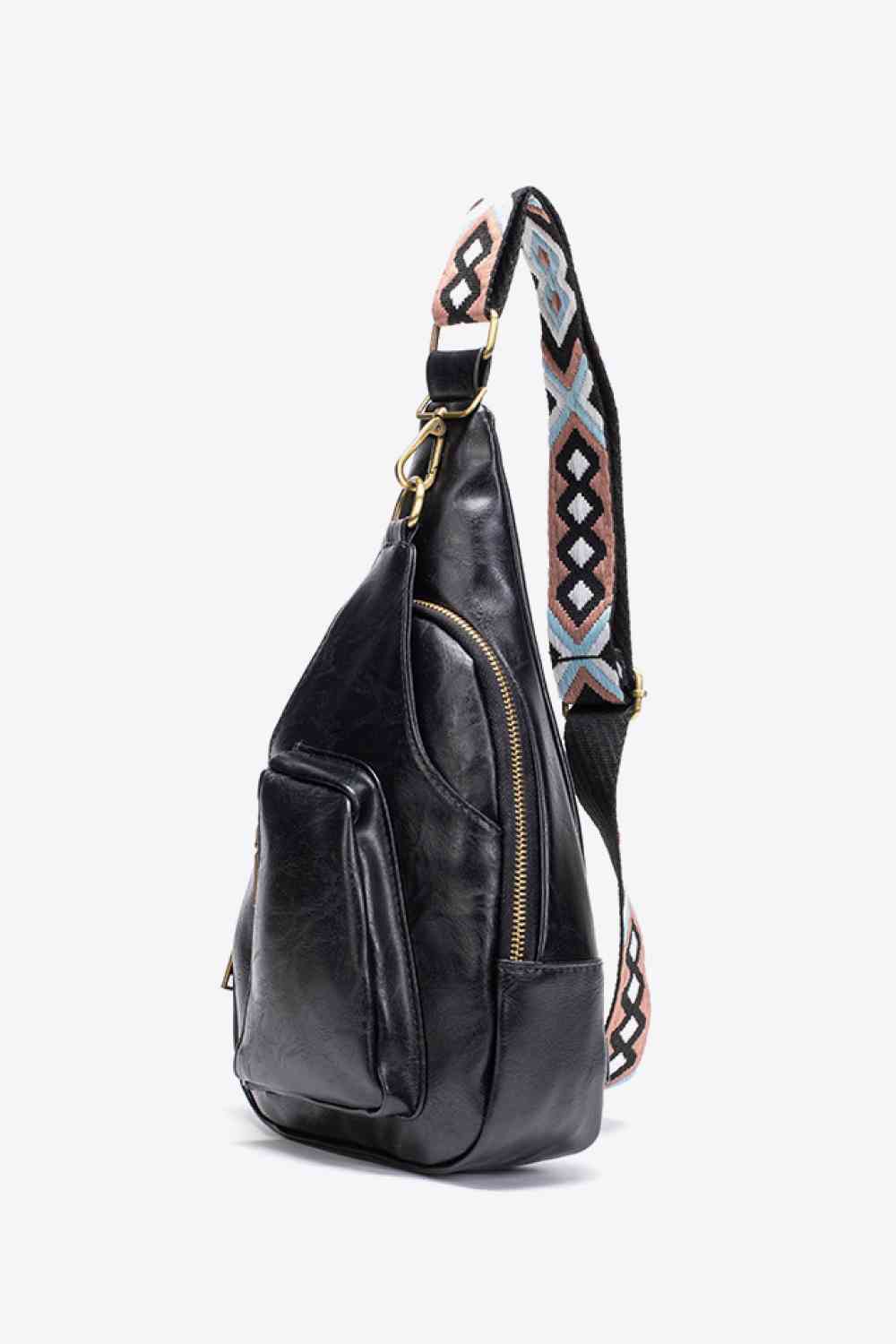 All The Feels PU Leather Sling Bag - Jaazi Intl