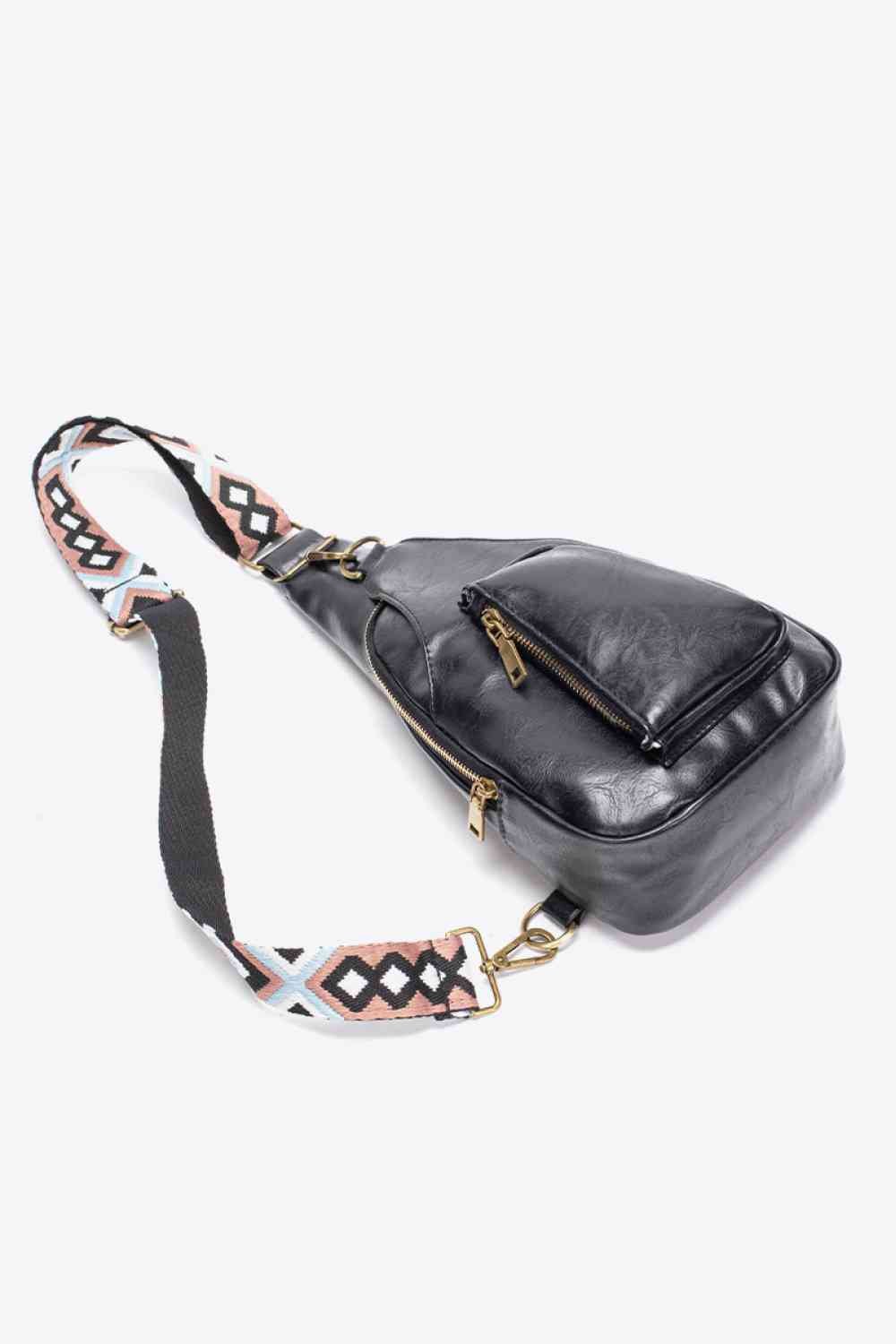 All The Feels PU Leather Sling Bag - Jaazi Intl