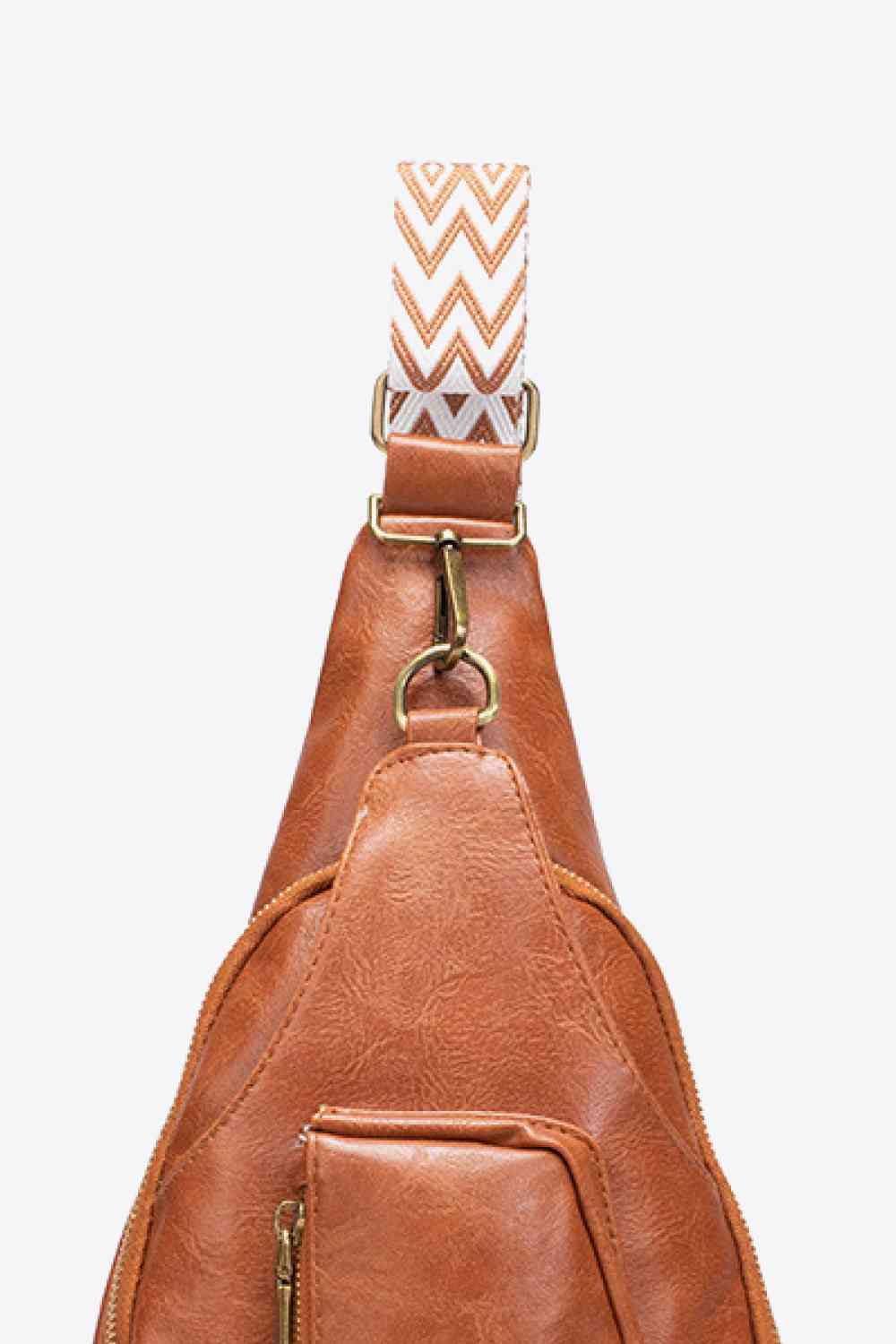 All The Feels PU Leather Sling Bag - Jaazi Intl