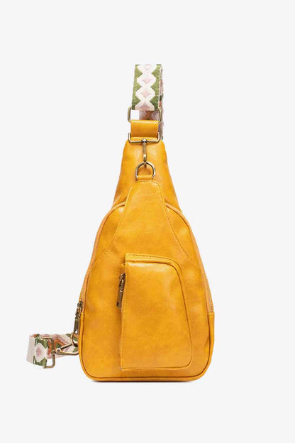 All The Feels PU Leather Sling Bag - Jaazi Intl