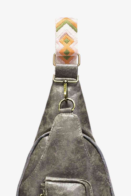 All The Feels PU Leather Sling Bag - Jaazi Intl