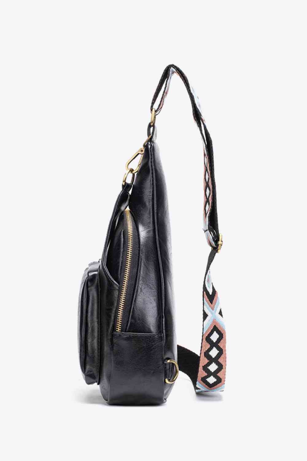 All The Feels PU Leather Sling Bag - Jaazi Intl