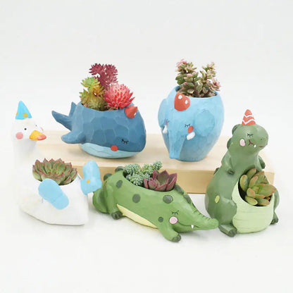 Animals Succulent Planter - Jaazi Intl