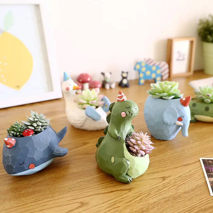 Animals Succulent Planter - Jaazi Intl