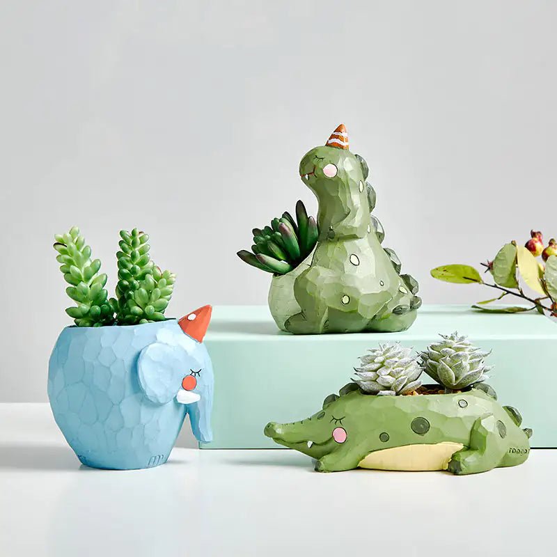 Animals Succulent Planter - Jaazi Intl