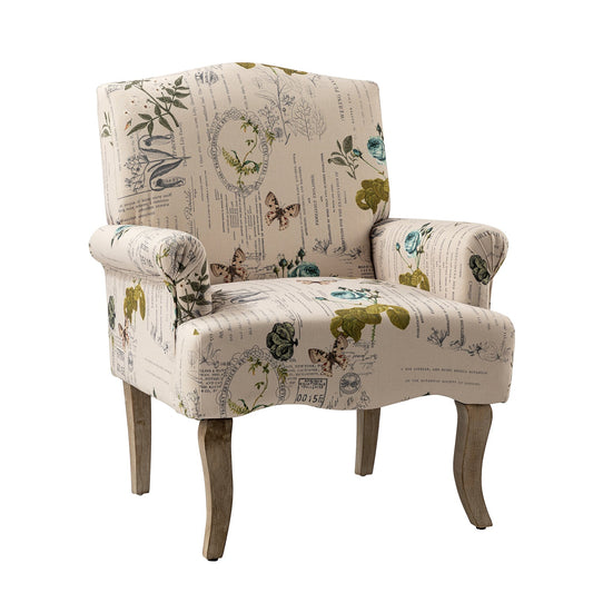 Auguste Armchair-FLORAL - Jaazi Intl