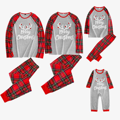 Baby MERRY CHRISTMAS Graphic Round Neck Jumpsuit - Jaazi Intl