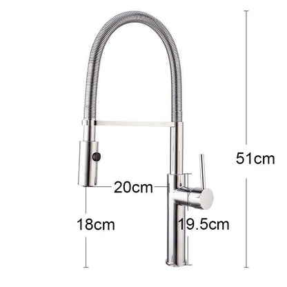 BAKALA Brass torneira cozinha kitchen faucets hot and cold water chrome basin sink square cozinha taps mixers BR-9203 - Jaazi Intl