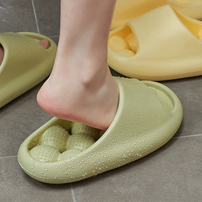 Ball Massage Sole Design Bathroom Slippers Women's House Shoes Indoor Non-Slip Floor Home Slippers Summer - Jaazi Intl