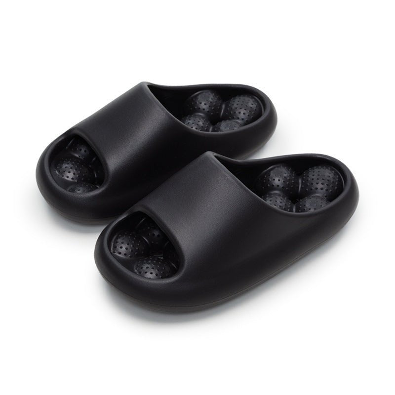 Ball Massage Sole Design Bathroom Slippers Women's House Shoes Indoor Non-Slip Floor Home Slippers Summer - Jaazi Intl