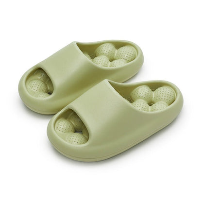 Ball Massage Sole Design Bathroom Slippers Women's House Shoes Indoor Non-Slip Floor Home Slippers Summer - Jaazi Intl