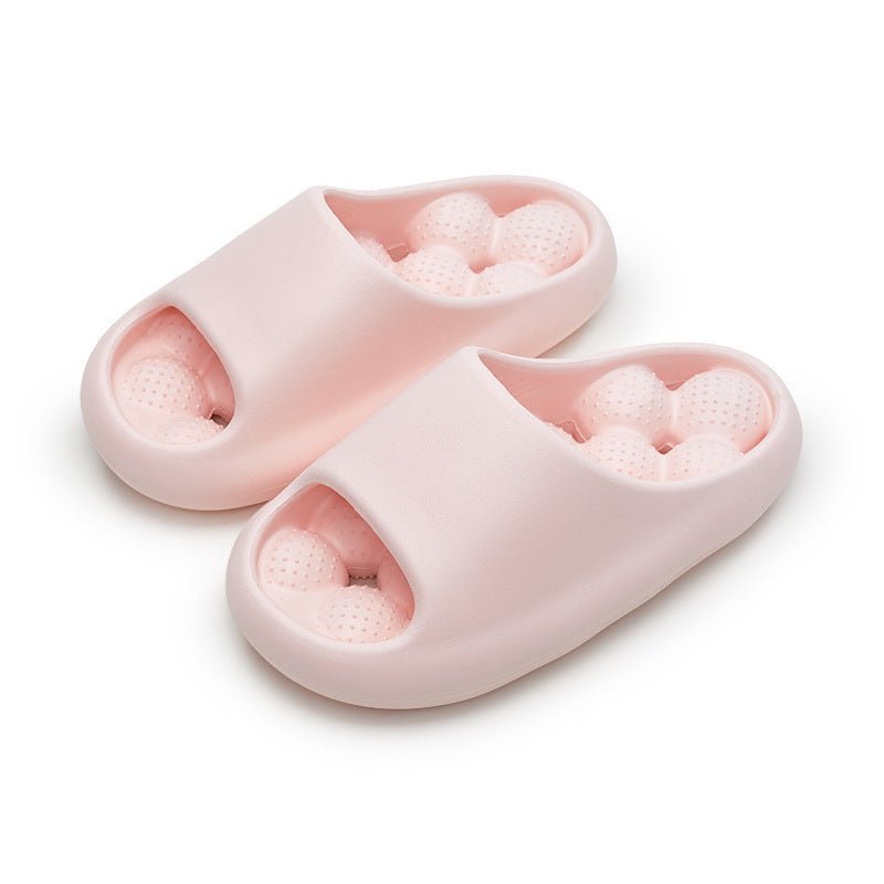 Ball Massage Sole Design Bathroom Slippers Women's House Shoes Indoor Non-Slip Floor Home Slippers Summer - Jaazi Intl