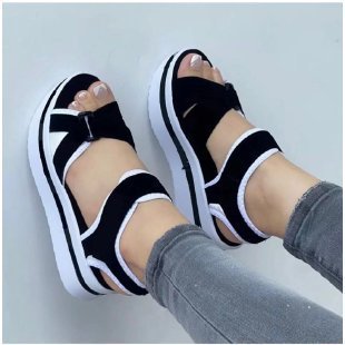 Bandage Design Shoes Women Platform Sandals Summer - Jaazi Intl