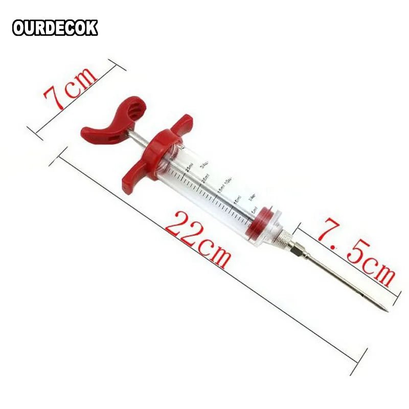 Barbecue BBQ Tools Set Grill Syringe Kitchen Accessories Sauce Injector Roast Needle Party Supply Home Supplies - Jaazi Intl