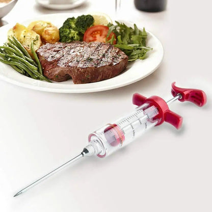 Barbecue BBQ Tools Set Grill Syringe Kitchen Accessories Sauce Injector Roast Needle Party Supply Home Supplies - Jaazi Intl