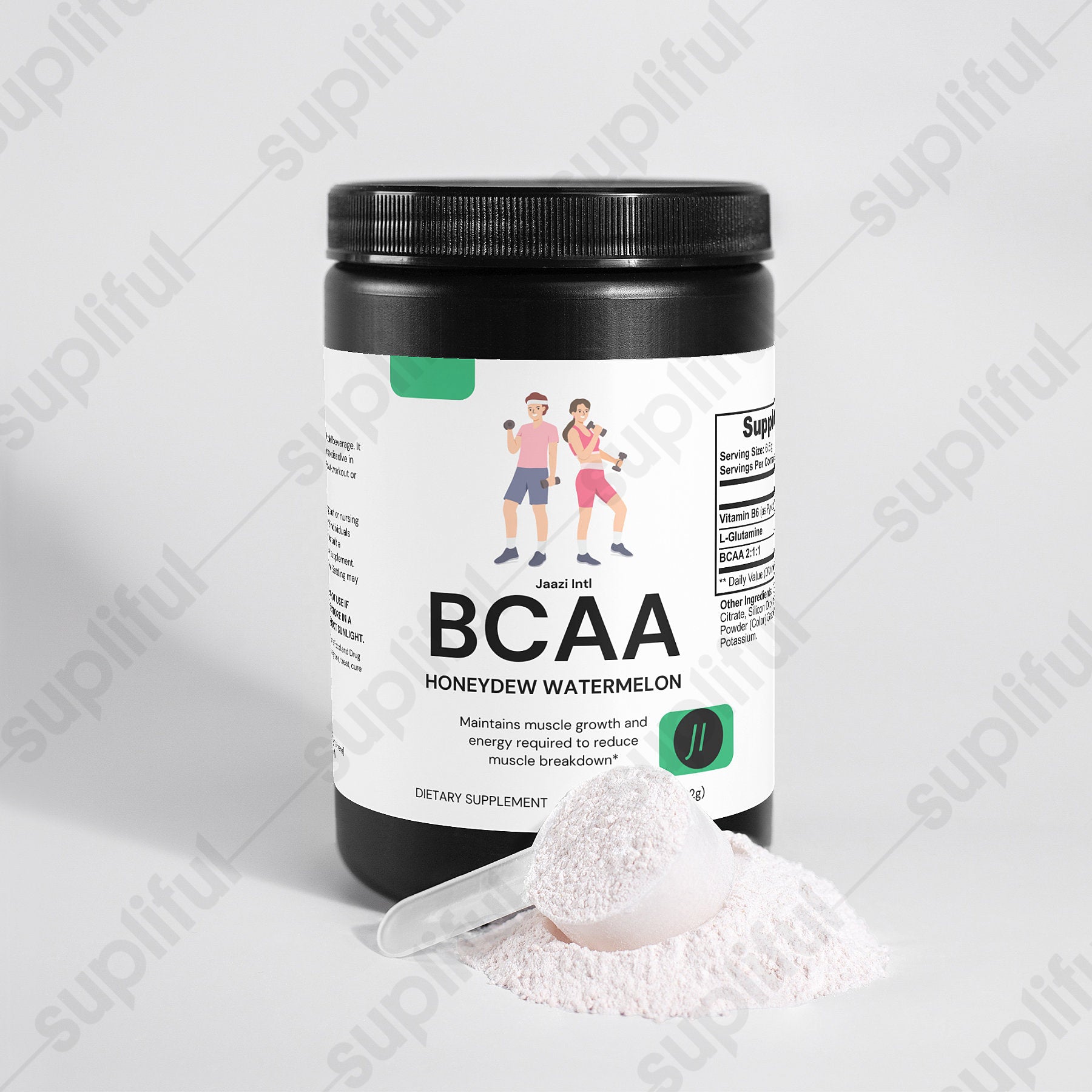 BCAA Post Workout Powder (Honeydew/Watermelon) - Jaazi Intl