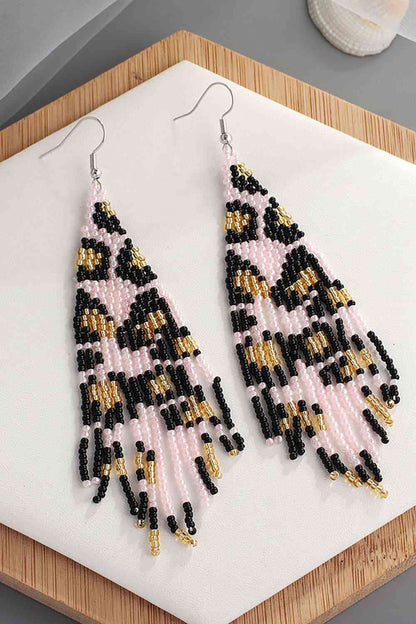 Beaded Dangle Earrings - Jaazi Intl